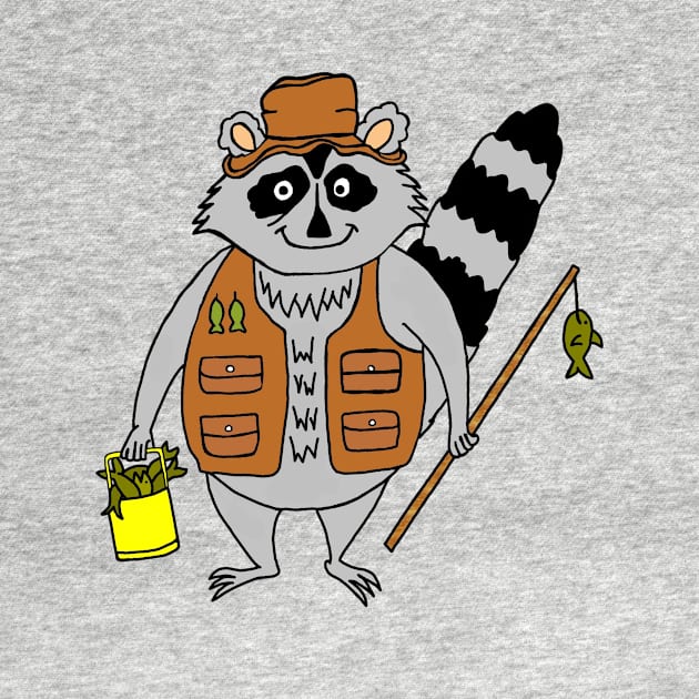 Raccoon Fisherman by imphavok